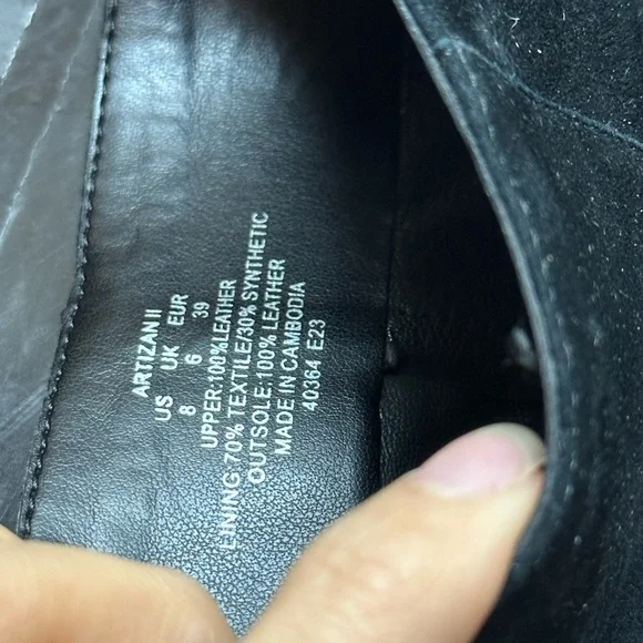 Ralph Lauren Black Heeled Boots with Pointed Toe - Picture 9 of 11